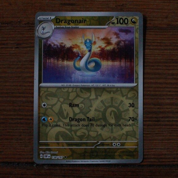 Pokemon "Dragonair" Reverse Holo Trading/Playing Card - Picture 1 of 6